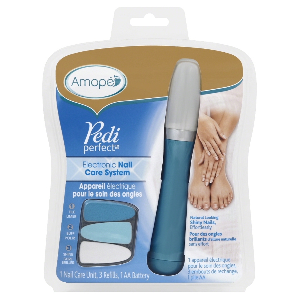 Amopé Pedi Perfect Electronic Nail Care System with Refills - manicure/pedicure